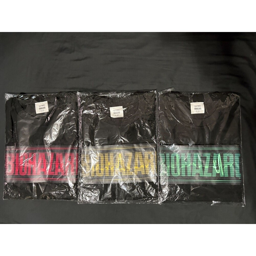 Resident Evil Biohazard Capcom Store ECG T-Shirt Set Resident Evil Size XL Japan